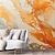 levne Abstraktní a mramorová tapeta-cool tapety oranžová mramorová tapeta nástěnná malba abstraktní samolepka sloupněte a nalepte snímatelný PVC/vinylový materiál samolepicí/lepicí požadovaný dekor na stěnu pro obývací pokoj kuchyň
