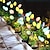 economico Illuminazione esterna da parete-forma di uova di pasqua percorso di luce solare giardino prato luce decorazione esterna ip65 impermeabile luce solare altalena per cortile giardino decorazione del paesaggio 1pc