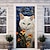 cheap Door Covers-Diamond Cat Door Covers Door Tapestry Door Curtain Decoration Backdrop Door Banner for Front Door Farmhouse Holiday Party Decor Supplies