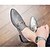 abordables Zapatos y bolsos-Oxfords para hombre y conjunto de corbata para caminar, negocios, bodas británicas, oficina y carrera, mocasines de cuero sintético, plata, oro, verano, primavera
