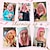 abordables Perruques Synthétiques Sans Bonnet-perruque bob rose avec frange pour femmes perruques roses courtes et droites de 12 pouces perruques colorées synthétiques