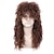 Недорогие Парики к костюмам-Мужские и женские длинные коричневые вьющиеся волосы в стиле рок-звезды 80-х, парик в стиле панк-рок, глэм-рок-рокерский парик, идеально подходящий для Хэллоуина, косплей, тематическая костюмированная