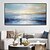 economico Quadri paesaggistici-dipinto a mano astratto oceano pittura a olio arte della parete spiaggia paesaggio marino tela strutturata pittura arte della parete dipinto a mano cielo blu nuvole pittura decorazione della casa su
