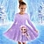 olcso lány 3D-s ruhák-Girls &#039; 3D Rajzfilm Hercegnő Ruha Hosszú ujj 3D nyomtatás Tavasz Ősz Sport &amp; Szabadtéri Napi Szabadság aranyos stílus Alkalmi gyönyörű Gyerekek 3-12 év hétköznapi ruha A vonalú ruha Térd feletti