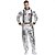 preiswerte Karriere &amp; Beruf-Kostüme-Astronauten-Cosplay-Kostüm für Erwachsene, Herren, Damen, Polyester, Maskerade-Trikot/Einteiler, Hut mit Kostüm-Perücken