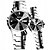 Χαμηλού Κόστους Ρολόγια Quartz-olevs 8697 ζευγάρι ρολόι χαλαζία ρόμβος καθρέφτης ρολόι χαλαζία για τους λάτρεις αδιάβροχο φωτεινό ανοξείδωτο ρολόι χειρός ημερομηνία εβδομάδα