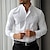 cheap Men&#039;s Graphic Cotton Linen Shirts-Faith Men&#039;s Business Casual 3D Printed Shirt Street Wear to work Daily Wear Spring &amp; Summer Standing Collar Long Sleeve White Pink Blue S M L Shirt