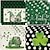 cheap Placemats &amp; Coasters &amp; Trivets-St. Patrick&#039;s Day Placemat, Clover Table Decoration, Non slip and Thermal Insulation Linen Mats Seasonal Spring Table Mats for Party Kitchen Dining Decoration