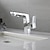 billige Armaturer til badeværelset-Håndvasken vandhane - Roterbar / Træk ud / Klassisk Galvaniseret Centersat Enkelt håndtag Et HulBath Taps