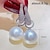 ieftine Cercei-Perle Cercei Picătură Bijuterii Clasic Prețios Stilat Simplu cercei Bijuterii Alb și Argintiu Pentru Nuntă Petrecere 1 pereche