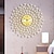 abordables décoration murale en métal-grande horloge murale en métal décorative silencieuse sans tic-tac grandes horloges décorations de maison modernes pour salon chambre salle à manger bureau