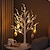 baratos Luzes decorativas-luzes de árvore led ovo de páscoa luzes de decoração para casa