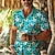 billiga Hawaiiskjorta för män-blommig tropisk herrresort hawaiiansk 3d-tryckt skjorta med kort ärm kortärmad sommar strandskjorta semester dagligt slitage s till 3xl