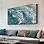 cheap Landscape Paintings-Large Abstract handpainted Textured Seascape Oil Painting on Canvas handmade  Blue Ocean Painting Sea Wave oil painting Room Decor for Living room Home Decor  Wall Art