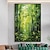 billiga Landskapsmålningar-mintura handgjorda abstrakta trädlandskap oljemålningar på duk väggkonstdekoration modern skogsbild för heminredning rullad ramlös osträckt målning