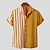 Χαμηλού Κόστους ανδρικό πουκάμισο με κουμπιά-Ανδρικά Πουκάμισο με κουμπιά Casual πουκάμισο Καλοκαιρινό πουκάμισο Πουκάμισο παραλίας Μαύρο Κίτρινο Βαθύ μπλε Κοντομάνικο Συνδυασμός Χρωμάτων Ριγέ Πέτο Χαβανέζα Αργίες Κουρελού Ρούχα