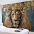 tanie gobeliny zwierzęce-korona lew wiszący gobelin wall art duży gobelin mural wystrój fotografia tło koc zasłona strona główna sypialnia dekoracja salonu
