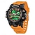tanie Zegarki elektroniczne-sanda damski zegarek cyfrowy moda sportowa zegarek na rękę świecący stoper budzik data tydzień zegarek na pasku silikonowym