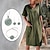 Χαμηλού Κόστους Γυναικεία-Γυναικεία Αντιστοίχιση σετ Καθημερινό φόρεμα Καλοκαιρινό φόρεμα Απλό φόρεμα Κολιέ Βραχιόλι Σκουλαρίκι Εξοπλισμός 4 τεμ Βασικό Σκέτο Δρόμος Κοντομάνικο Καλοκαίρι Λαιμόκοψη V Τσέπη