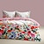 cheap Exclusive Design Bedding-Floral Pattern Duvet Cover Set Set Soft 3-Piece Luxury Cotton Bedding Set Home Decor Gift King Queen Duvet Cover