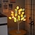 cheap Decorative Lights-Easter Egg Decor Lights 24 LED Artificial Bonsai Tree Lights Battery Powered Easter Home Party Living Room Bedroom Bedside Table Decoration