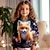 cheap Girl&#039;s 3D Hoodies&amp;Sweatshirts-Girls&#039; 3D Fox Sweatshirt Pullover Pink Long Sleeve 3D Print Spring Fall Active Fashion Cute Polyester Kids 3-12 Years Hooded Outdoor Casual Daily Regular Fit