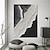 abordables Peintures Abstraites-peinture texturée noire peinte à la main peinture abstraite noire et blanche faite à la main peinture noire et blanche art mural peinture texturée noire et blanche décoration murale prête à accrocher