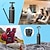 cheap Flashlights &amp; Camping Lights-Camping Light Working Lantern LED Barbecue Light Retractable Adjustable Metal Telescoping Bracket with Tripod USB Rechargeable Portable Camping Light Suitable for Camping Fishing