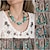 abordables Disfraces con joyas-Collar Collar Retro Antiguo Bohemio Boho El plastico Para Cosplay Mujer Joyería de disfraz Joyería de moda