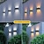olcso Kültéri falilámpák-napelemes fali lámpa napelemes kerti lámpák szuper fényes led biztonsági napelemes fali lámpa kültéri dekor vízálló meleg lámpák terasz kerítéshez udvar kert garázs lépcső folyosó dekoráció 1db