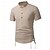 billige Business Casual-Herre Skjorte linned skjorte Skjorte i bomuldshør Hvid bomuldsskjorte Kinesisk skjorte med krave Mandarin skjorte med krave Vanlig Ferierejse Gade Sort Hvid Navyblå Kakifarvet Kortærmet Stående krave