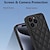 halpa iPhone-kotelot-puhelin Etui Käyttötarkoitus iPhone 15 Pro Max iPhone 14 13 12 11 Pro Max X XR XS 8 7 Plus Takakuori Lanyardin kanssa rannehihnalla Iskunkestävä Geometrinen printti TPU PU-nahka