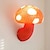 cheap Outdoor Wall Lights-LED Wall Light Mushroom Indoor/Outdoor Warm White Light Color Outdoor Wall Lights Indoor Wall Lights Retro Cute Wall Light Nordic Style Wall Lights 110-240V