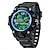 tanie Zegarki elektroniczne-sanda damski zegarek cyfrowy moda sportowa zegarek na rękę świecący stoper budzik data tydzień zegarek na pasku silikonowym