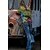 Недорогие Мужской-комплект с диско блузкой/рубашкой брюки диско брюки клеш 2 шт. мужчины хиппи диско 1960-е 1970-е годы косплей костюм маскарад вечеринка/вечер
