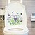cheap Wall Stickers-Sunflower Magnolia Purple Morning Glory Toilet Toilet Sticker Removable Toilet Bathroom Home Decor Wall Sticker