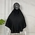お買い得  アラビアイスラム-女性用 ヒジャブスカーフ キマール ドバイ イスラム教 アラビア語 アラビア語 イスラム教徒 ラマダン 純色 成人 上着
