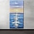 baratos Pinturas de Paisagens-mintura artesanal vista do nascer do sol sobre o mar pinturas a óleo sobre tela decoração de arte de parede imagem abstrata moderna para decoração de casa pintura sem moldura enrolada sem esticada