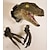 abordables Décorations murales-Mur de statue de vélociraptor, sculpture murale de tête de dinosaure, décor de buste de dinosaure