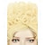 abordables Pelucas para disfraz-Peluca larga y rizada rubia de los años 70 y 80 para mujer, peluca de disfraz de Halloween para cosplay