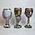 olcso Szoborok-középkori serleg - koponya sörös serleg ivás - rozsdamentes acél serleg gyűjtők - ideális gótikus ajándék, party dekoráció