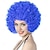 economico Parrucche da festa-parrucca afro corta riccia crespa per donna uomo parrucche sintetiche resistenti al calore anni &#039;70 divertenti parrucche per capelli cosplay per feste di San Patrizio