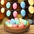 olcso LED szalagfények-led húsvéti színes repedt tojás
