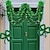 olcso Szent Patrik napi party dekoráció-1 db, st. patrik napja zöld lóhere szalag ír családi légkör dekorációs jelenet kellék