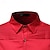رخيصةأون قمصان رجالية-رجالي قميص قميص رسمي زر حتى القميص أسود أبيض أحمر كم طويل سهل Lapel ربيع &amp; الصيف زفاف مناسب للحفلات ملابس الطيات