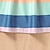baratos vestidos 3d da menina-Meninas 3D Arco-Íris Listra Vestido plissado Sem Manga Impressão 3D Verão Diário Feriado Casual Lindo Infantil 3-12 anos Vestido casual Vestido Tipo Regata Longa Acima do Joelho Poliéster Normal