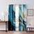 cheap Blackout Curtain-2 Panels Marble Pattern Curtain Drapes 100% Blackout Curtain For Living Room Bedroom Kitchen Window Treatments Thermal Insulated Room Darkening