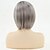 tanie starsza peruka-Szare krótkie peruki bob dla białych kobiet mieszane brązowe peruki bob ombre srebrne proste peruki bob żaroodporne peruki z włosów syntetycznych