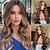 cheap Human Hair Lace Front Wigs-Remy Human Hair 13x4 Lace Front Wig Free Part Brazilian Hair Wavy Multi-color Wig 130% 150% Density Highlighted / Balayage Hair For Women Long Human Hair Lace Wig