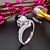 olcso Gyűrűk-Gyűrű Esküvő Régies stílus Ezüst Vörös arany Arany Króm Öröm Elegáns Szüret Divat